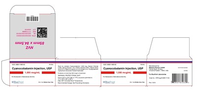 Cyanocobalamin Inj Usp Carton Label (Cyanocobalamin Injection Usp 1000 Mcg mL Carton Label Rev 1024)